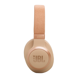 JBL Live 770NC - Sand - Wireless Over-Ear Headphones with True Adaptive Noise Cancelling - Right